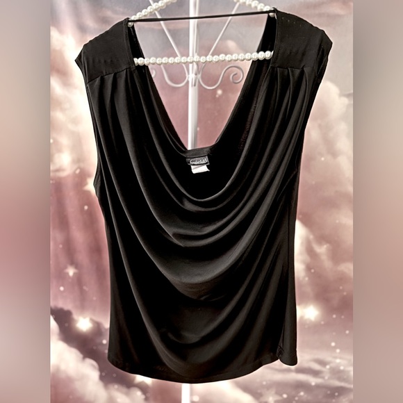 Beautiful classic black top for any occasion. size small-medium - Picture 3 of 8